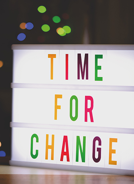 Time for change